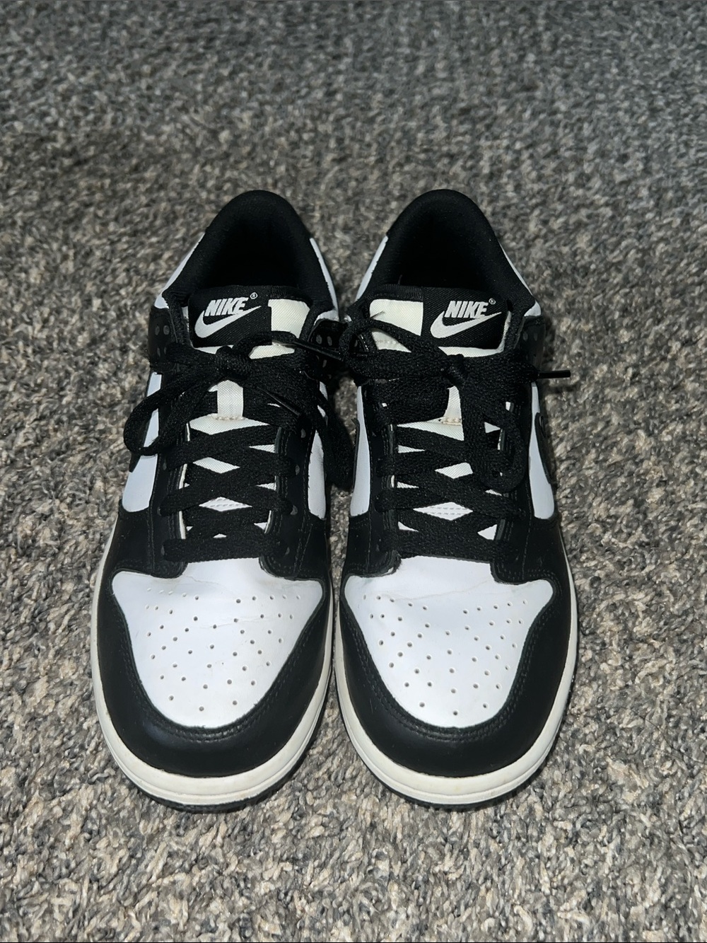 Nike Black and White Low-Top Sneakers
